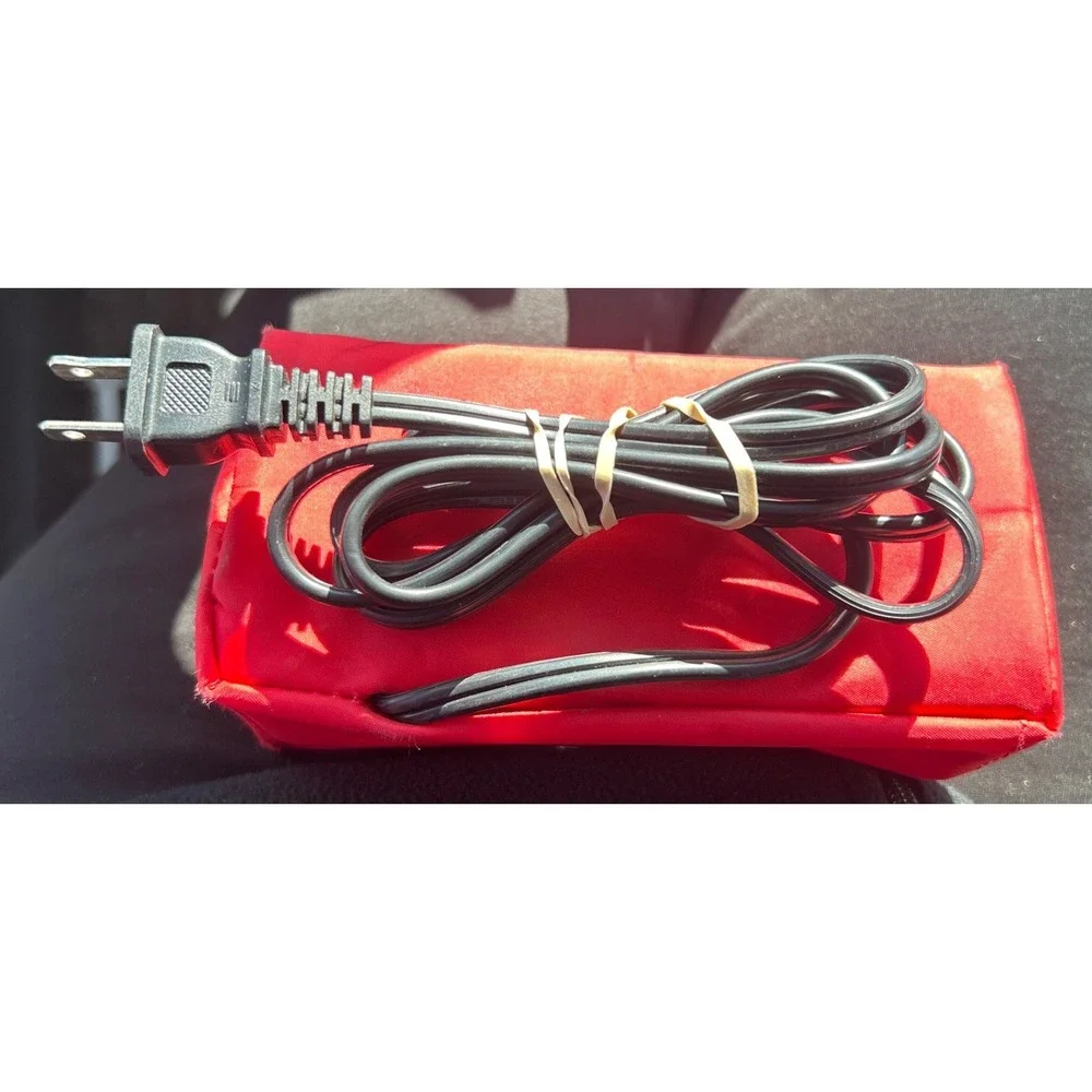 Remington H-1015 Hot Rollers Curlers Travel Set 10 Red Black Compact ☆TESTED HOT